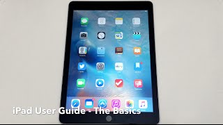 iPad User Guide  The Basics Updated [upl. by Pega643]