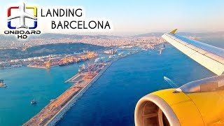 VUELING  Airbus A320  Eyecandy landing in Barcelona [upl. by Dunkin664]