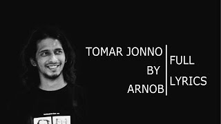 Tomar Jonno Nilche TaraArnobLyrics [upl. by Tracey]