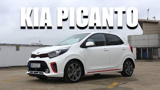 KIA Picanto GTLine ENG  Test Drive and Review [upl. by Hainahpez]