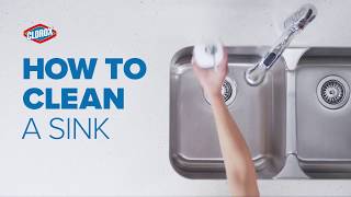 Clorox® HowTo  Clean a Sink [upl. by Oiceladni]