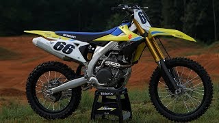 First Ride 2018 Suzuki RMZ450  Motocross Action Magazine [upl. by Downes]