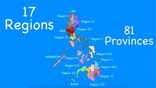 Regions and Provinces of the Philippines [upl. by Lorusso1]