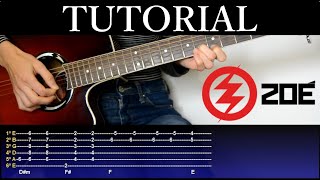 Cómo tocar Labios Rotos de Zoe Tutorial de Guitarra  How to play [upl. by Efthim]