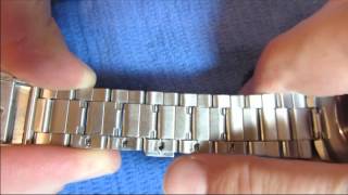 WATCH BAND ADJUSTMENT  RESIZE  HOW TO [upl. by Saihtam918]