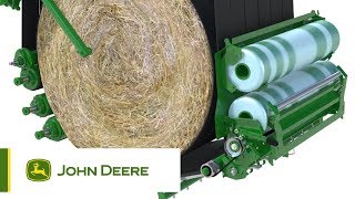 John Deere  Ballenpresse Serie M  Variable Chamber [upl. by Akilaz]