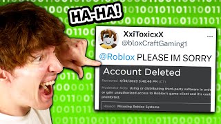 ROBLOX JUST FIXED HACKING AND BANNED HACKERS [upl. by Aratehs929]