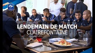 Equipe de France  lendemain de victoire à Clairefontaine [upl. by Attesoj864]