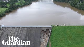 Dam at Whaley Bridge in Peak District threatens to burst [upl. by Vere725]