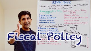 Y1 30 Fiscal Policy  Government Spending and Taxation [upl. by Godbeare312]