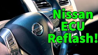 How To Reprogram Nissan ECUs Reflash Nissan ECU [upl. by Nylecaj]