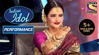 Rekha जी ने की quotLambi Judaiquot की ख़ास फरमाइश  Indian Idol Season 12 [upl. by Adnic]