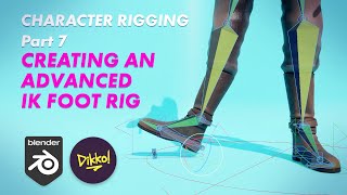 Character Rigging in Blender 7  Creating an Advanced IK Foot Rig [upl. by Rachaba]