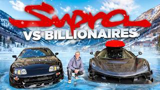 1000HP Supra terrorizing Billionaires Hypercarmeet in Switzerland [upl. by Job]