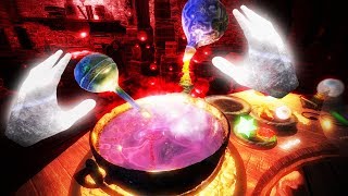 Making Potions and Casting Spells in VR  Waltz of the Wizard Gameplay  VR HTC Vive [upl. by Tilla]