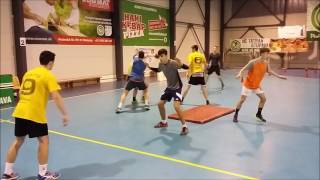 Handball fitness and defense training U15U17 [upl. by Aivull]