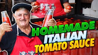 How To Make HOMEMADE TOMATO SAUCE Like an Italian Nonno [upl. by Maurilia]