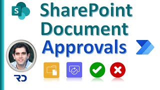 Power Automate Document Approval workflow for SharePoint [upl. by Suoivatnom]