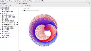 Creating an Animated Design in GeoGebra [upl. by Sone79]