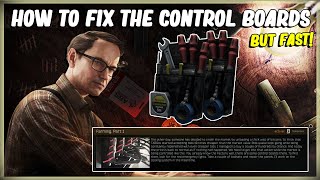 HOW TO FIX THE FACTORY CONTROL BOARDS  ESCAPE FROM TARKOV  MECHANIC TASKS FARMING PART 1 TOOLSET [upl. by Pfeifer86]