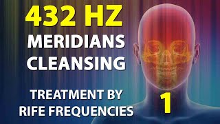 432 HZ Meridians Cleansing  RIFE Frequencies Treatment Energy amp Quantum Medicine with Bioresonance [upl. by Rumit12]