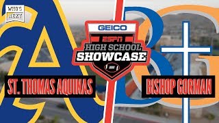 St Thomas Aquinas FL vs Bishop Gorman NV Football  Whos Next Rewind 2016 [upl. by Maxey]