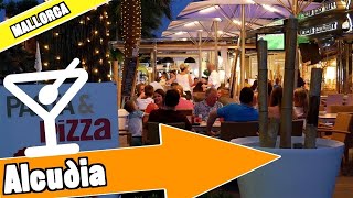 Puerto Alcudia Majorca Spain Evening and nightlife [upl. by Areyk25]