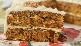 Carrot Cake Recipe Demonstration  Joyofbakingcom [upl. by Clarinda]