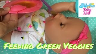 Baby Born Emma 8 Morning Routine amp Feeding Green Veggies  Potty Time [upl. by Mckeon56]