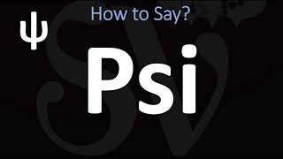 How to Pronounce Psi CORRECTLY  ψ Greek Alphabet Pronunciation [upl. by Aneres244]