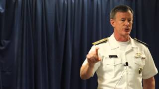 ACC Admiral Mcraven Speech RAW [upl. by Docile]