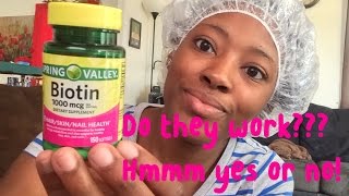 Do they work Hmmm Yes or No Biotin Review  LifeAsBrittany [upl. by Aleris]