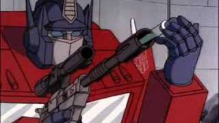 Optimus Prime Uses Megatron to Shoot The Insecticons [upl. by Anh5]