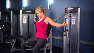 Life Fitness Optima Series Pectoral Fly Rear Delt Instructions [upl. by Ynahpets]