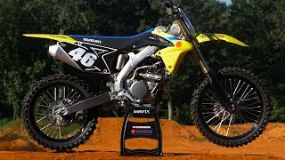 First Ride 2018 Suzuki RMZ250  Motocross Action Magazine [upl. by Nomae109]