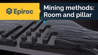 Room and pillar mining method  Epiroc [upl. by Owens]