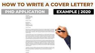 How To Write a Cover Letter For a PhD Application  Example [upl. by Hyland]