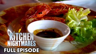 Gordon Served King Prawns amp Chocolate Sauce  Kitchen Nightmares UK FULL EPISODE [upl. by Nelyag]