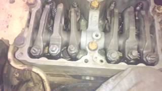 Cummins cylinder head installation [upl. by Anrahc]