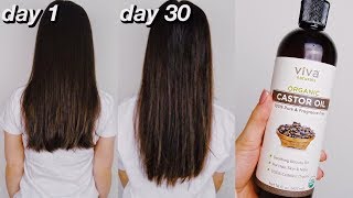 30 DAYS OF CASTOR OIL FOR HAIR GROWTH [upl. by Notnarb]