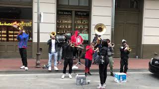 WOW just Wow Bourbon Street Jazz Band in New Orleans [upl. by Xenia]