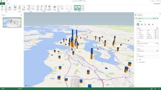 Use 3D Maps in Excel  Create Beautiful Map Charts [upl. by Anamuj553]