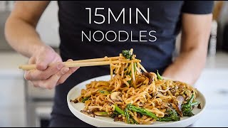 15MIN Noodle Stir Fry Recipe TO MAKE TONIGHT [upl. by Xet]