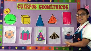 Los Cuerpos Geométricos para niños [upl. by Brewster327]