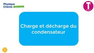 Physique Chimie Tle spé  Charge et décharge du condensateur [upl. by Eimma611]