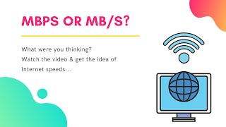 Difference between Mbps amp MBs [upl. by Tali]