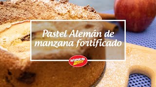 PASTEL ALEMÁN DE MANZANA FORTIFICADO [upl. by Monika37]