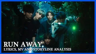 TXT RUN AWAY Meaning and Storyline Explained Lyrics and MV Breakdown and Analysis [upl. by Eelsew]