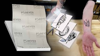 Forever Temporary Tattoo Paper Tutorial [upl. by Windy]