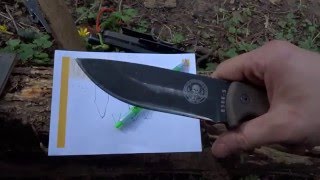 Explication aiguisage  convexage des couteaux  ESEE 5 FR [upl. by Ailimac324]